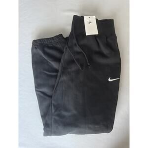 Nike Sportswear Phoenix Women’s High Waisted Joggers Black Size LG DQ5688-010